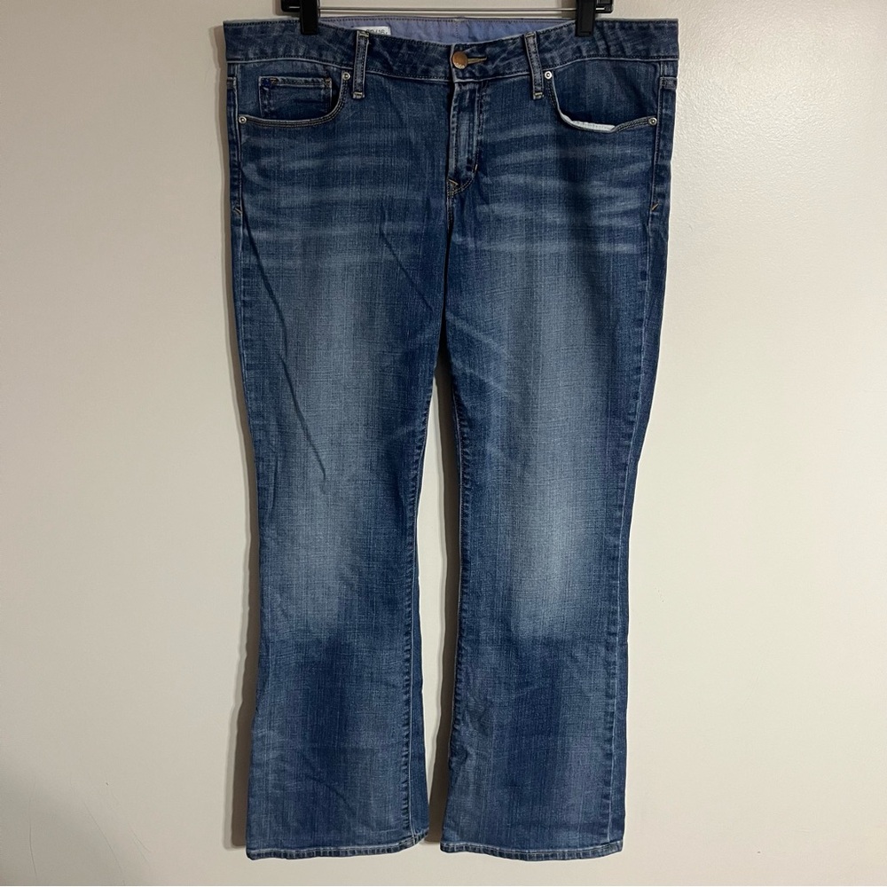 Gap 1969 Sexy Boot Jeans Womens 33 R Blue Medium Wash Bootcut Stretch Denim
